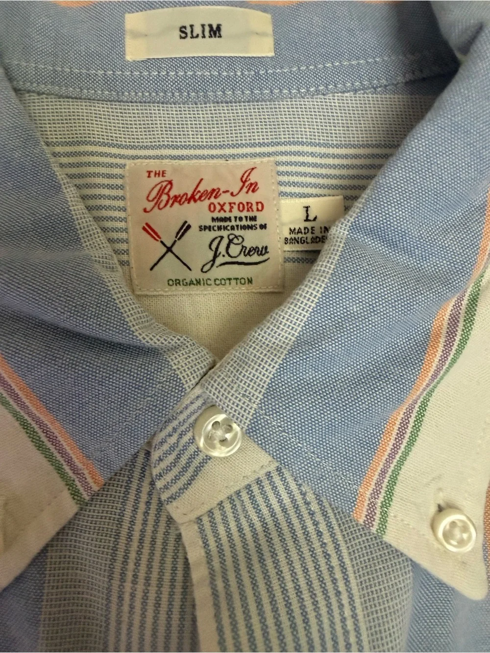 J. Crew Broken-In Oxford Organic Cotton Button-Down Shirt